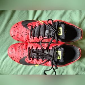 Women's Nike Zoom Rival S Size 9.5 Pink Paint Splatter Track Spikes 907564-663